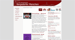 Desktop Screenshot of bergedorfer-marschen.de